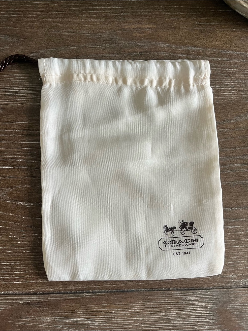 Extra small coach dust bag